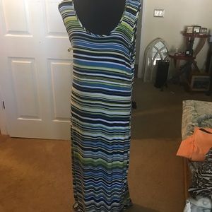 Avenue stretchy summer tee shirt maxi dress size 18/20